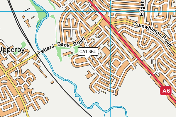 CA1 3BU map - OS VectorMap District (Ordnance Survey)