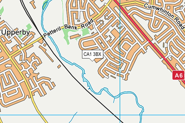 CA1 3BX map - OS VectorMap District (Ordnance Survey)