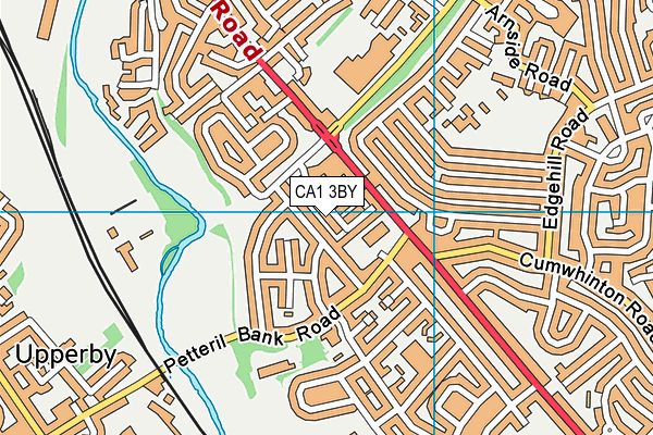 CA1 3BY map - OS VectorMap District (Ordnance Survey)