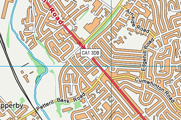 CA1 3DB map - OS VectorMap District (Ordnance Survey)