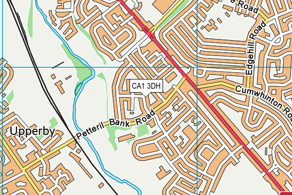 CA1 3DH map - OS VectorMap District (Ordnance Survey)