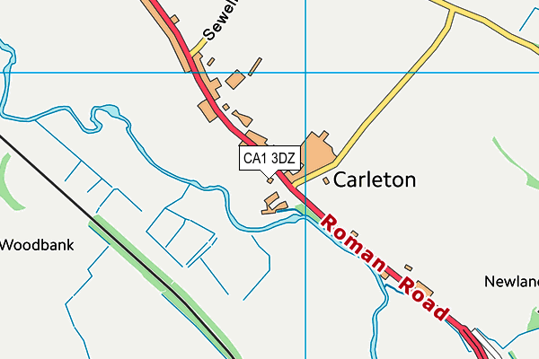 CA1 3DZ map - OS VectorMap District (Ordnance Survey)