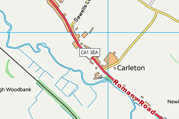 CA1 3EA map - OS VectorMap District (Ordnance Survey)