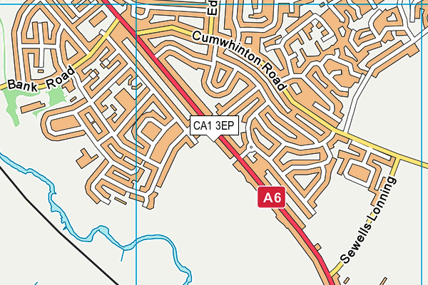 CA1 3EP map - OS VectorMap District (Ordnance Survey)