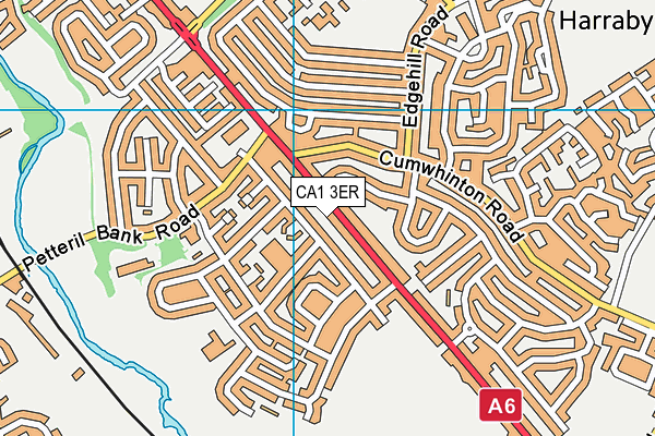 CA1 3ER map - OS VectorMap District (Ordnance Survey)
