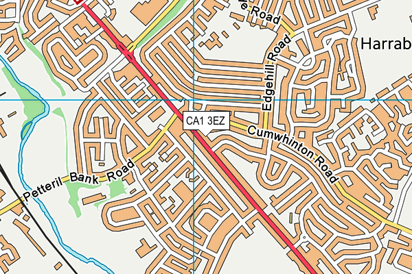 CA1 3EZ map - OS VectorMap District (Ordnance Survey)
