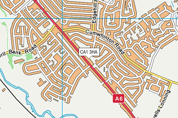 CA1 3HA map - OS VectorMap District (Ordnance Survey)