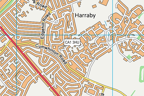 CA1 3HU map - OS VectorMap District (Ordnance Survey)