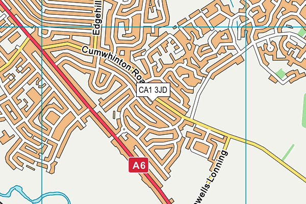 CA1 3JD map - OS VectorMap District (Ordnance Survey)