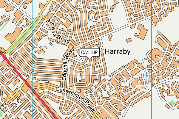 CA1 3JP map - OS VectorMap District (Ordnance Survey)