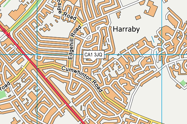 CA1 3JQ map - OS VectorMap District (Ordnance Survey)