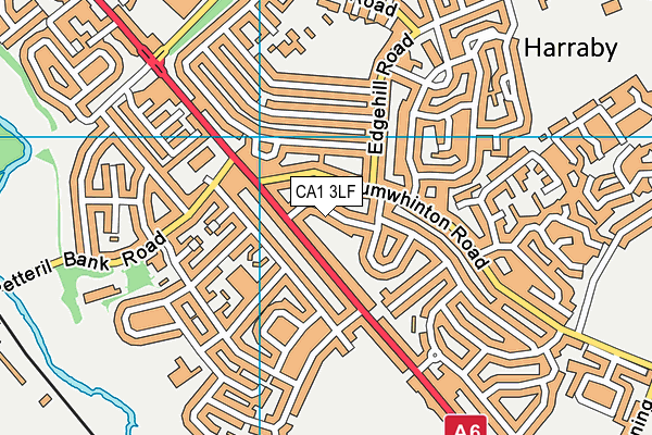 CA1 3LF map - OS VectorMap District (Ordnance Survey)