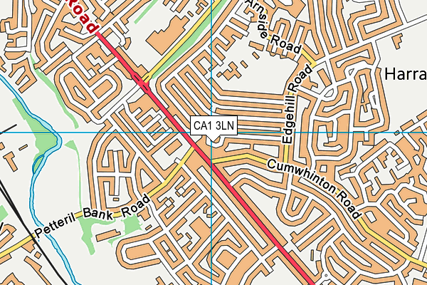 CA1 3LN map - OS VectorMap District (Ordnance Survey)