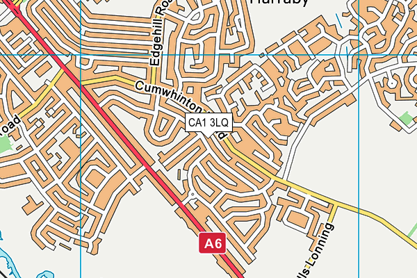 CA1 3LQ map - OS VectorMap District (Ordnance Survey)