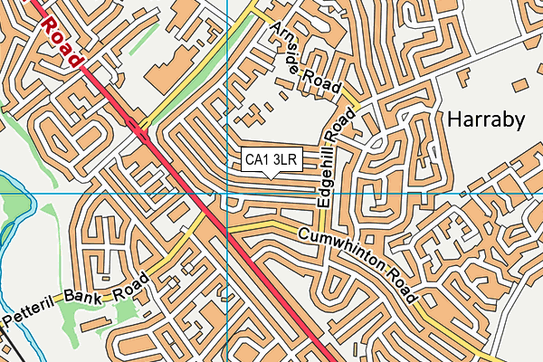 CA1 3LR map - OS VectorMap District (Ordnance Survey)
