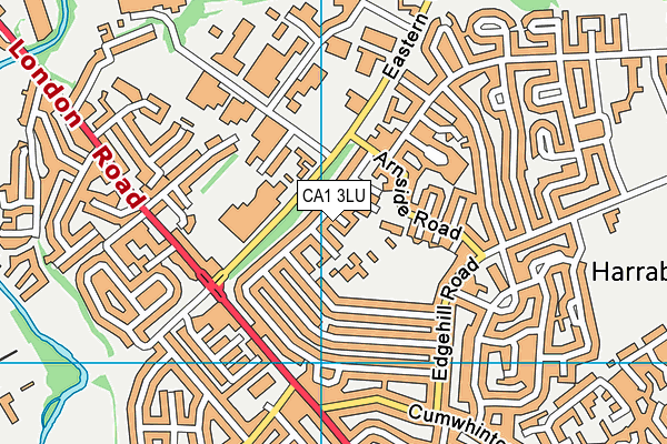 CA1 3LU map - OS VectorMap District (Ordnance Survey)