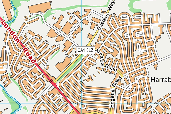 CA1 3LZ map - OS VectorMap District (Ordnance Survey)