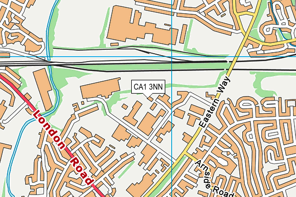 CA1 3NN map - OS VectorMap District (Ordnance Survey)