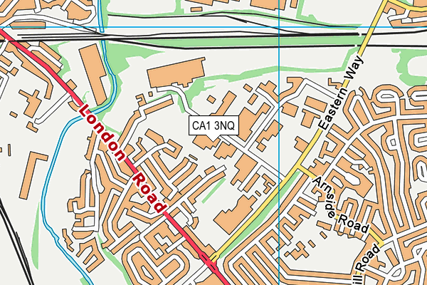 CA1 3NQ map - OS VectorMap District (Ordnance Survey)