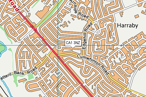 CA1 3NZ map - OS VectorMap District (Ordnance Survey)