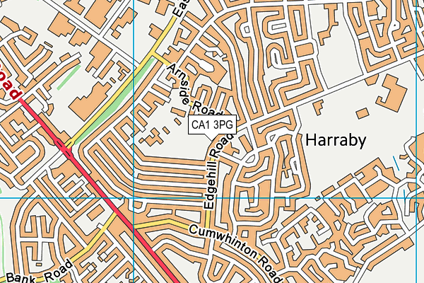 CA1 3PG map - OS VectorMap District (Ordnance Survey)