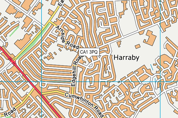 CA1 3PQ map - OS VectorMap District (Ordnance Survey)