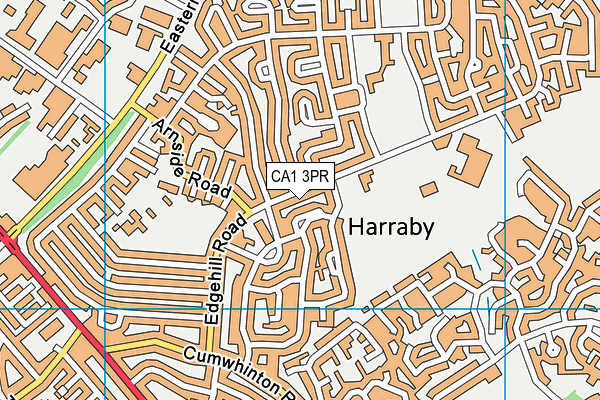 CA1 3PR map - OS VectorMap District (Ordnance Survey)