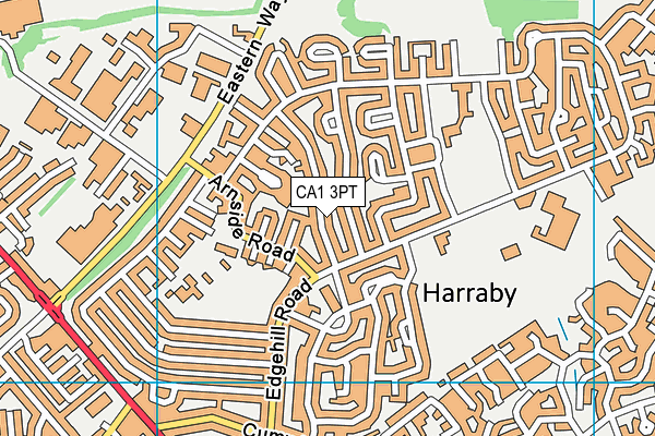 CA1 3PT map - OS VectorMap District (Ordnance Survey)