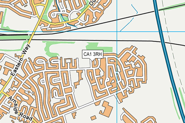 CA1 3RH map - OS VectorMap District (Ordnance Survey)