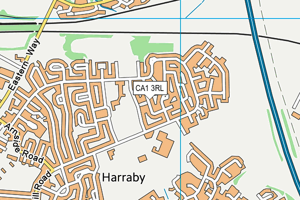 CA1 3RL map - OS VectorMap District (Ordnance Survey)