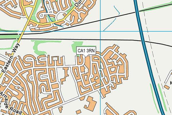 CA1 3RN map - OS VectorMap District (Ordnance Survey)