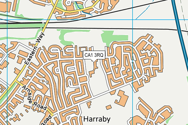 CA1 3RQ map - OS VectorMap District (Ordnance Survey)