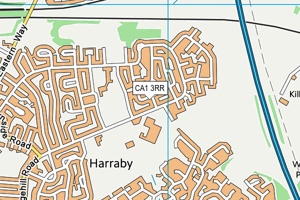 CA1 3RR map - OS VectorMap District (Ordnance Survey)