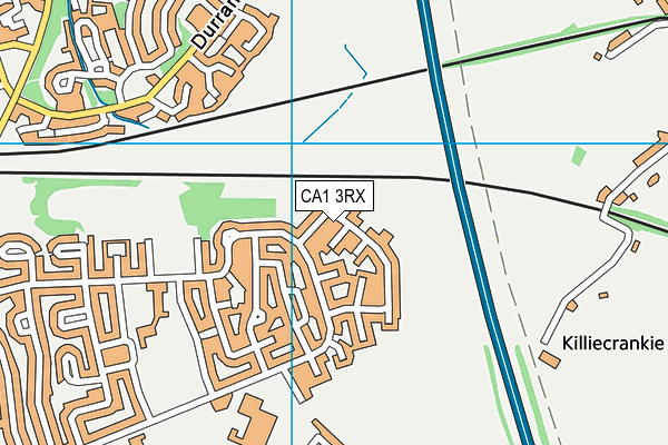 CA1 3RX map - OS VectorMap District (Ordnance Survey)