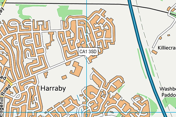 CA1 3SD map - OS VectorMap District (Ordnance Survey)