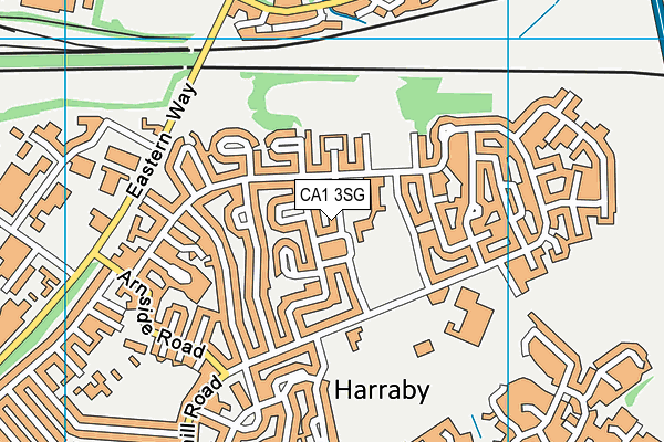 CA1 3SG map - OS VectorMap District (Ordnance Survey)