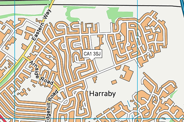 CA1 3SJ map - OS VectorMap District (Ordnance Survey)