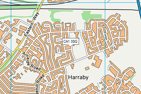 CA1 3SQ map - OS VectorMap District (Ordnance Survey)