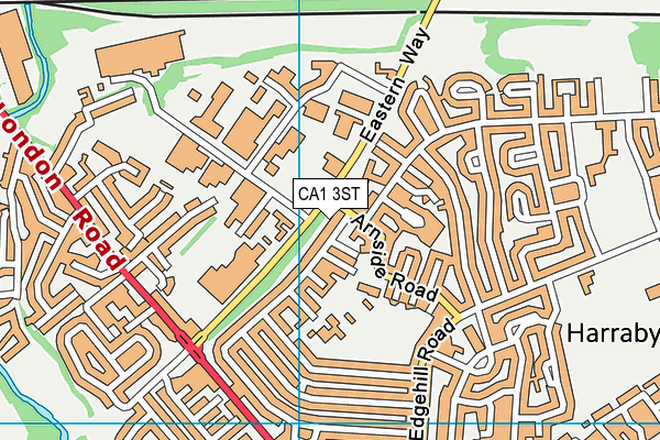 CA1 3ST map - OS VectorMap District (Ordnance Survey)