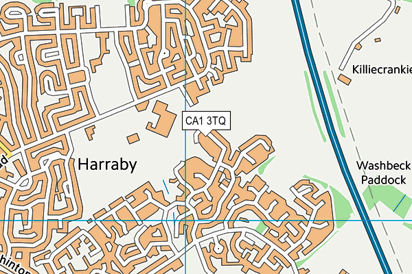 CA1 3TQ map - OS VectorMap District (Ordnance Survey)