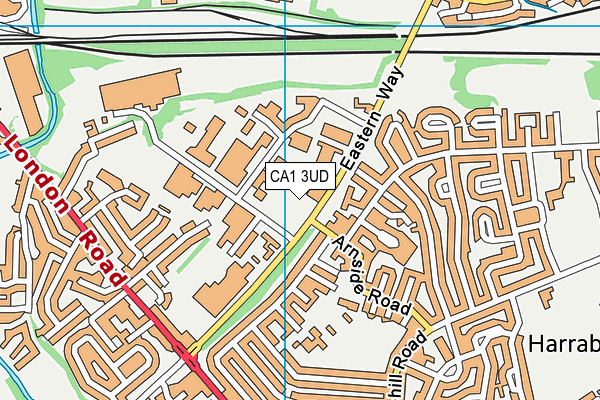 CA1 3UD map - OS VectorMap District (Ordnance Survey)