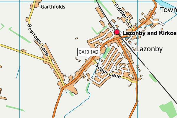 CA10 1AD map - OS VectorMap District (Ordnance Survey)