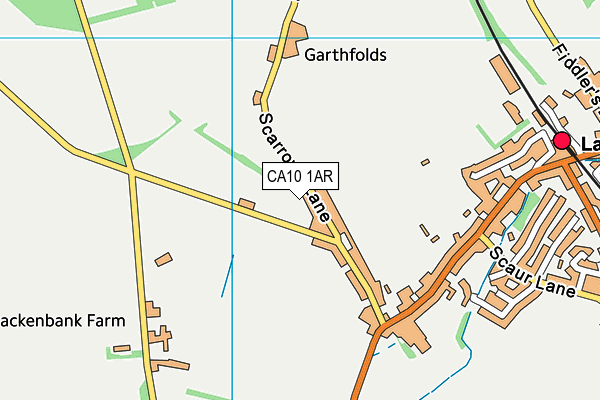 CA10 1AR map - OS VectorMap District (Ordnance Survey)