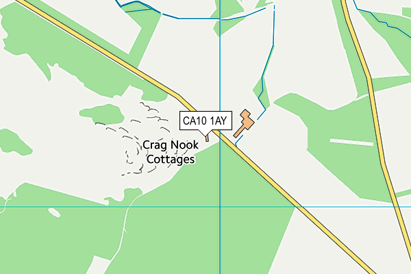 CA10 1AY map - OS VectorMap District (Ordnance Survey)