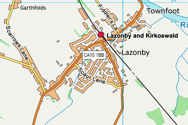 CA10 1BB map - OS VectorMap District (Ordnance Survey)