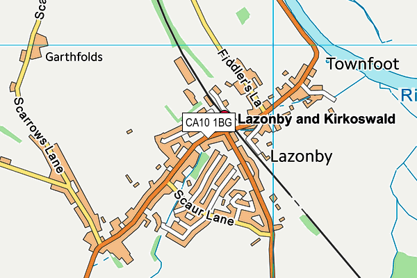 CA10 1BG map - OS VectorMap District (Ordnance Survey)