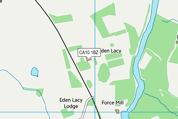 CA10 1BZ map - OS VectorMap District (Ordnance Survey)