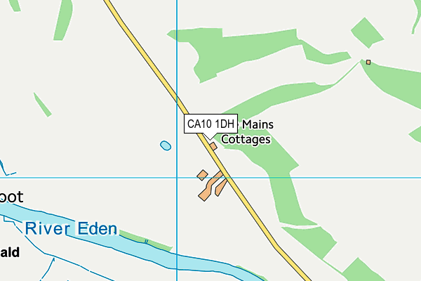CA10 1DH map - OS VectorMap District (Ordnance Survey)