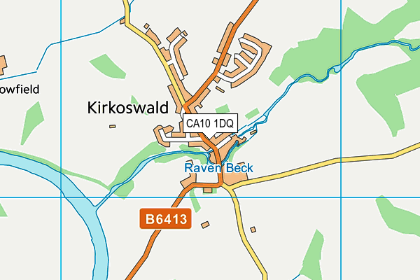 CA10 1DQ map - OS VectorMap District (Ordnance Survey)