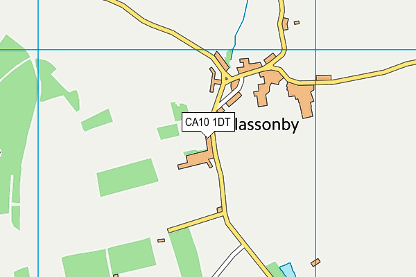 CA10 1DT map - OS VectorMap District (Ordnance Survey)